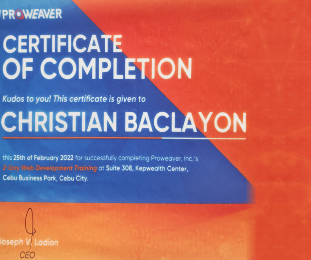 certificate 2